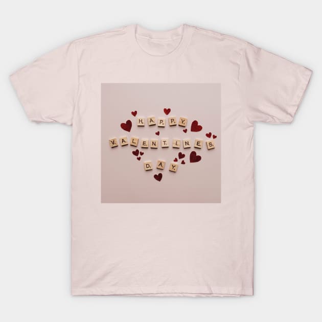 Happy Valentine's Day T-Shirt by Rivas Teepub Store